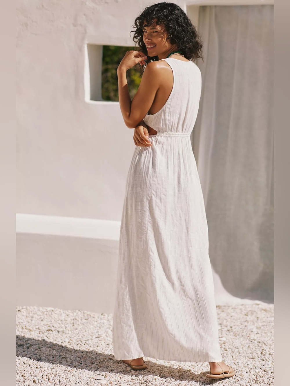 L Space Cover up Donna Maxi Dress MD B1487 - Picture 3 of 6